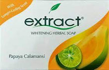 Load image into Gallery viewer, Extract Whitening Herbal Papaya Calamansi Soap