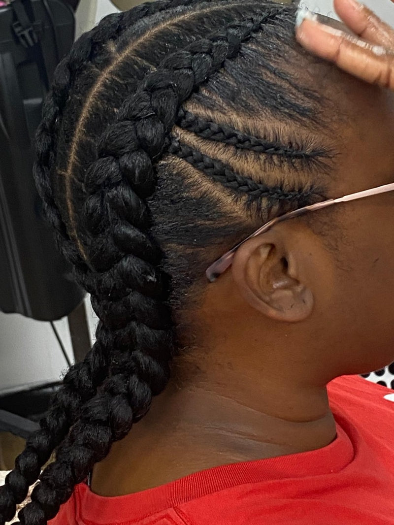 French braid– Professional Braiding Salon in Regina