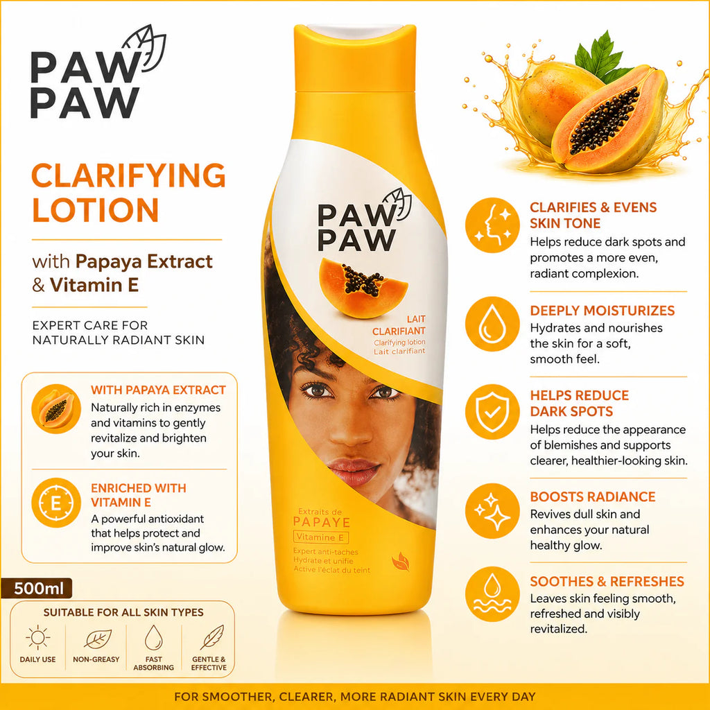 Paw Paw – Clarifying Lotion with Papaya Extract & Vitamin E, 500ml
