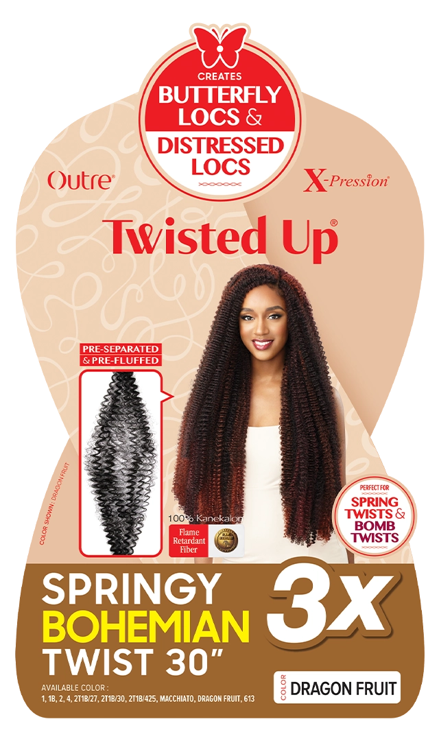 Springy Bohemian Twist 30" 3X