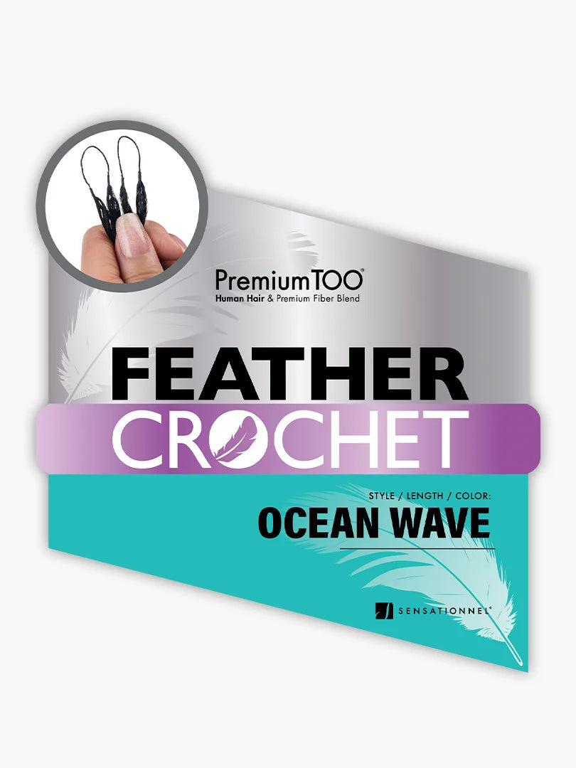 PREMIUM TOO_FEATHER CROCHET_OCEAN WAVE 14″