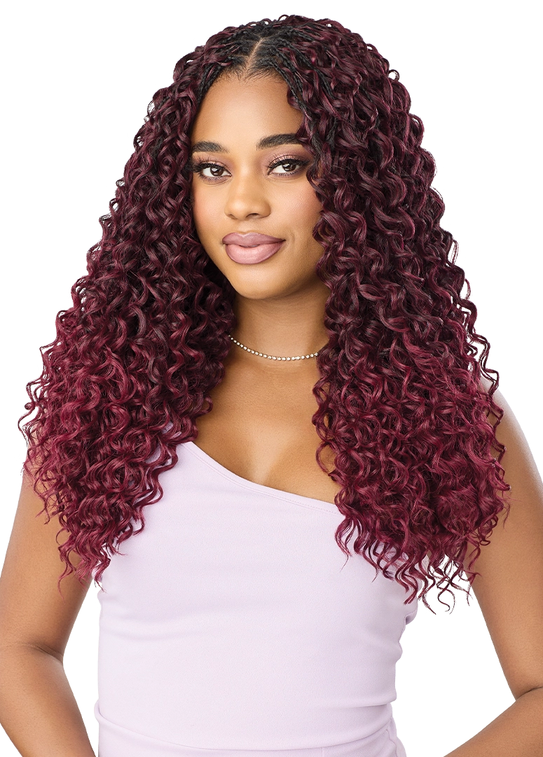 PURPLE PACK BRAZILIAN - FEATHER CROCHET DOMINICAN