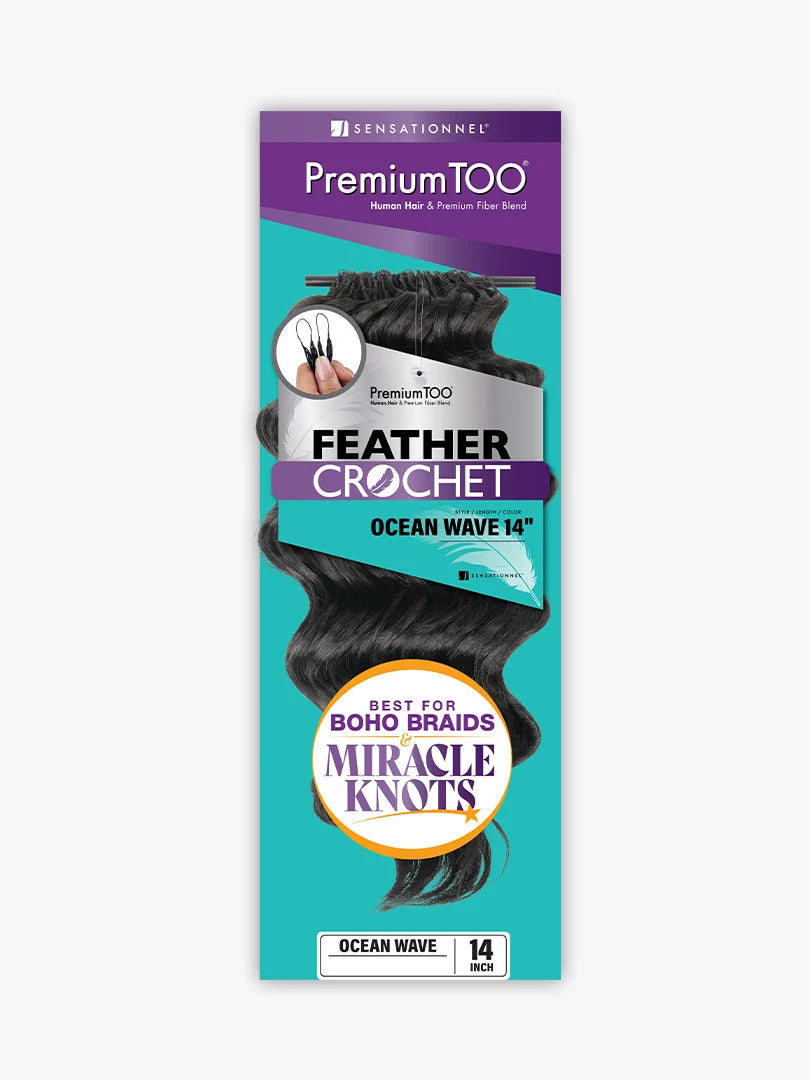 PREMIUM TOO_FEATHER CROCHET_OCEAN WAVE 14″