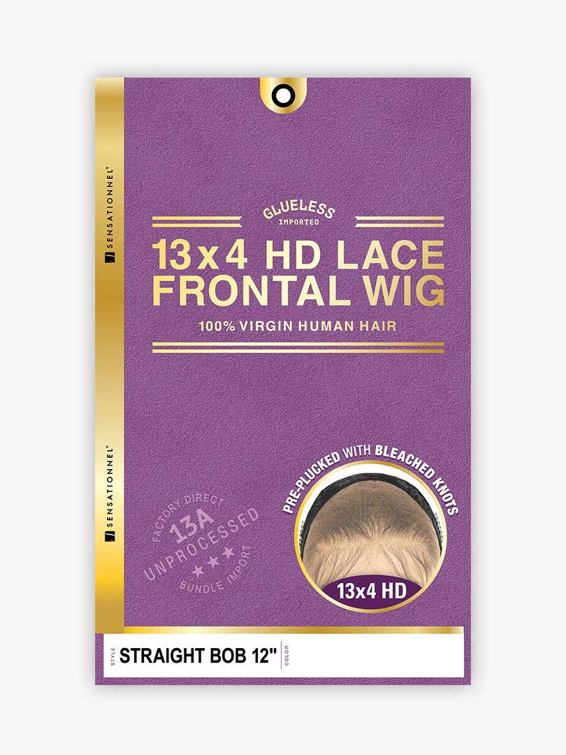 13A 13X4 HD LACE FRONTAL WIG_STRAIGHT BOB 12″