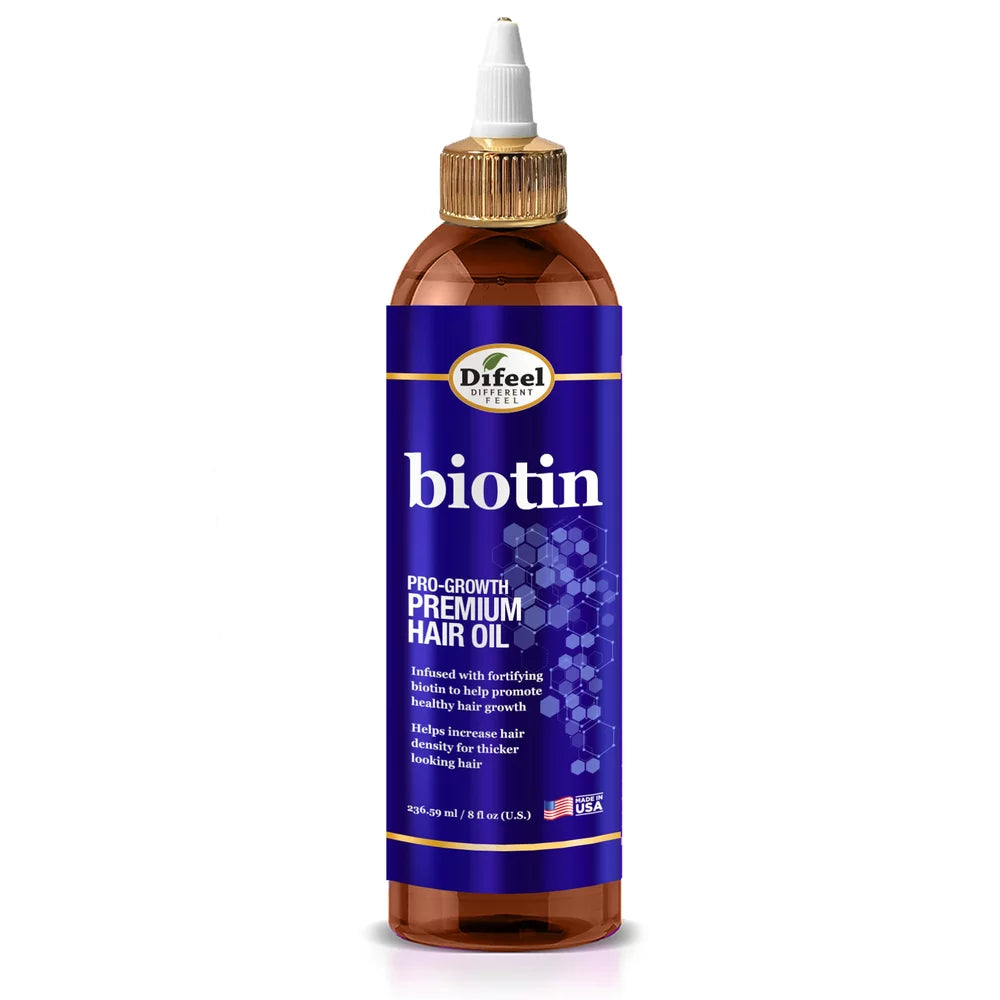 Difeel Biotin Pro Growth Premium Hair Oil 8 oz