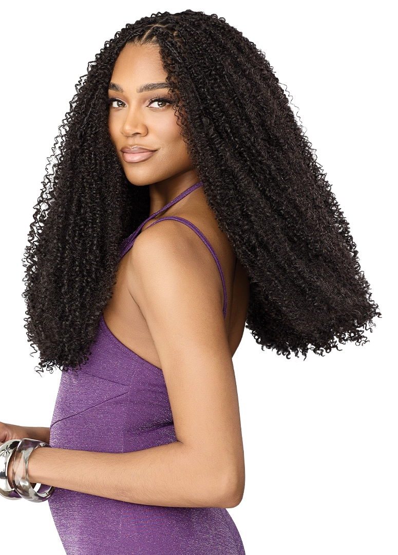 PURPLE PACK BRAZILIAN - FEATHER CROCHET TYPE 4 FRAPPE