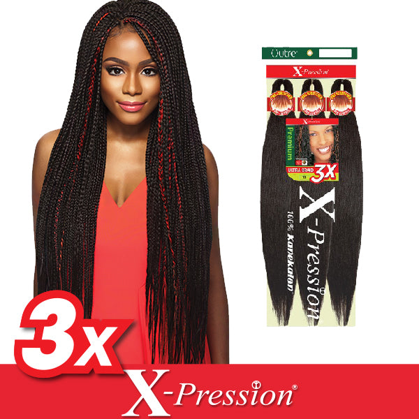 OUTRE X-PRESSION 3X ULTRA BRAID 32″ (PRE STRETCHED)