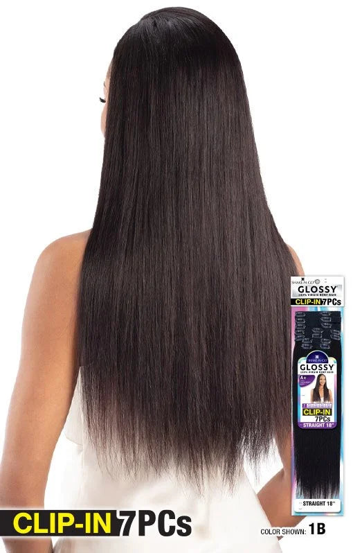 Glossy Clip-In 7pc - Straight 18"