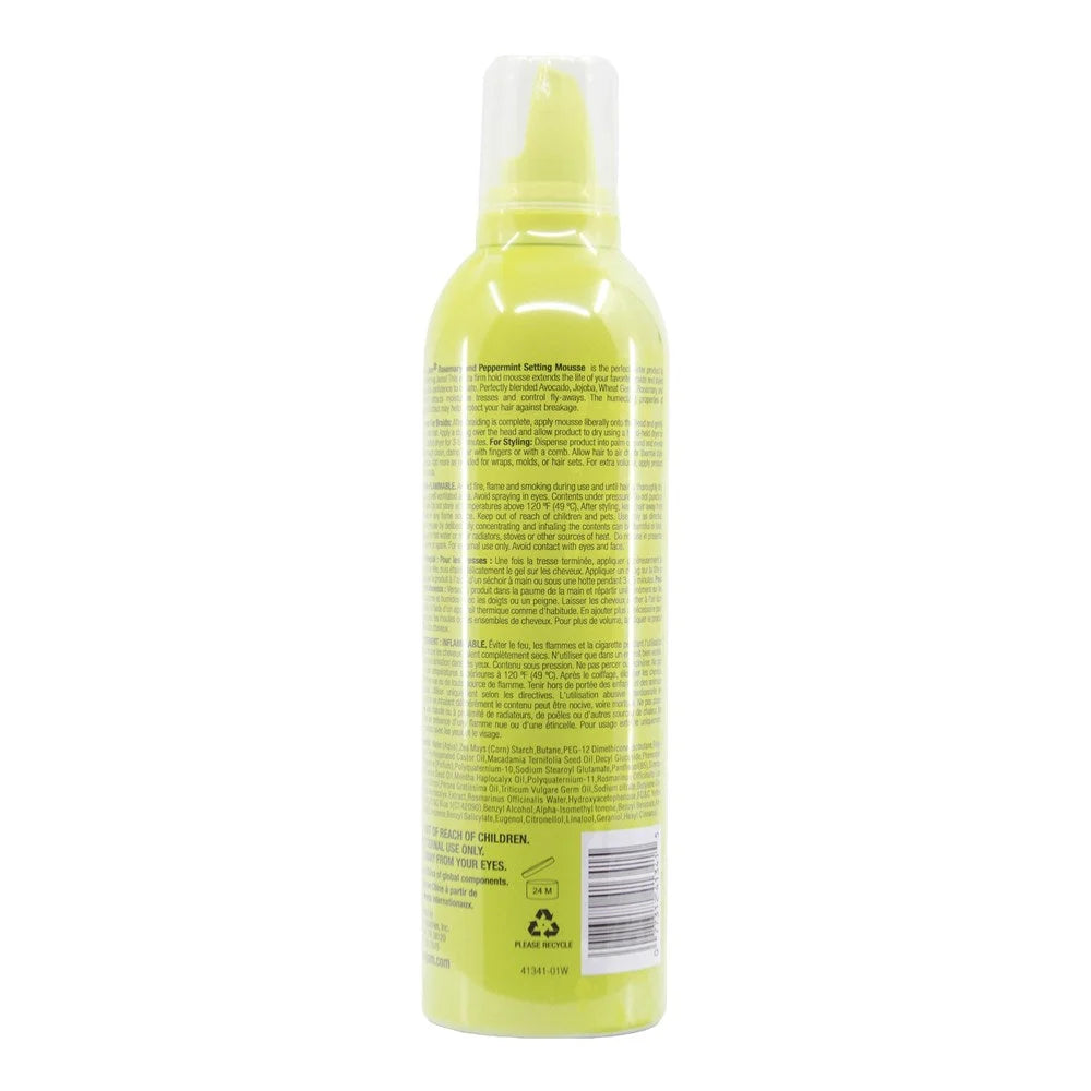 AMPRO) Shine 'n Jam Rosemary & Peppermint Setting Mousse Firm Hold (12oz