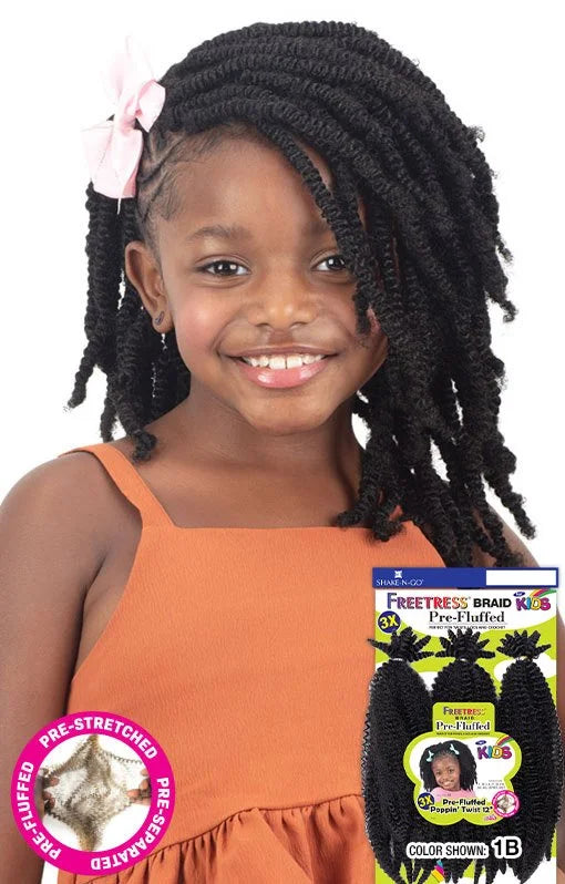 3X KIDS-PRE-FLUFFED POPPIN' TWIST 12