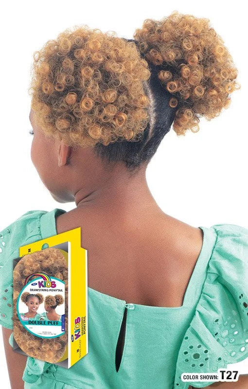 Kids ponytail - DOUBLE PUFF