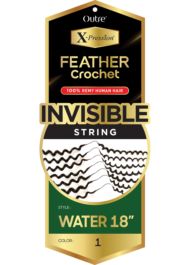 HUMAN FEATHER CROCHET - WATER 18"