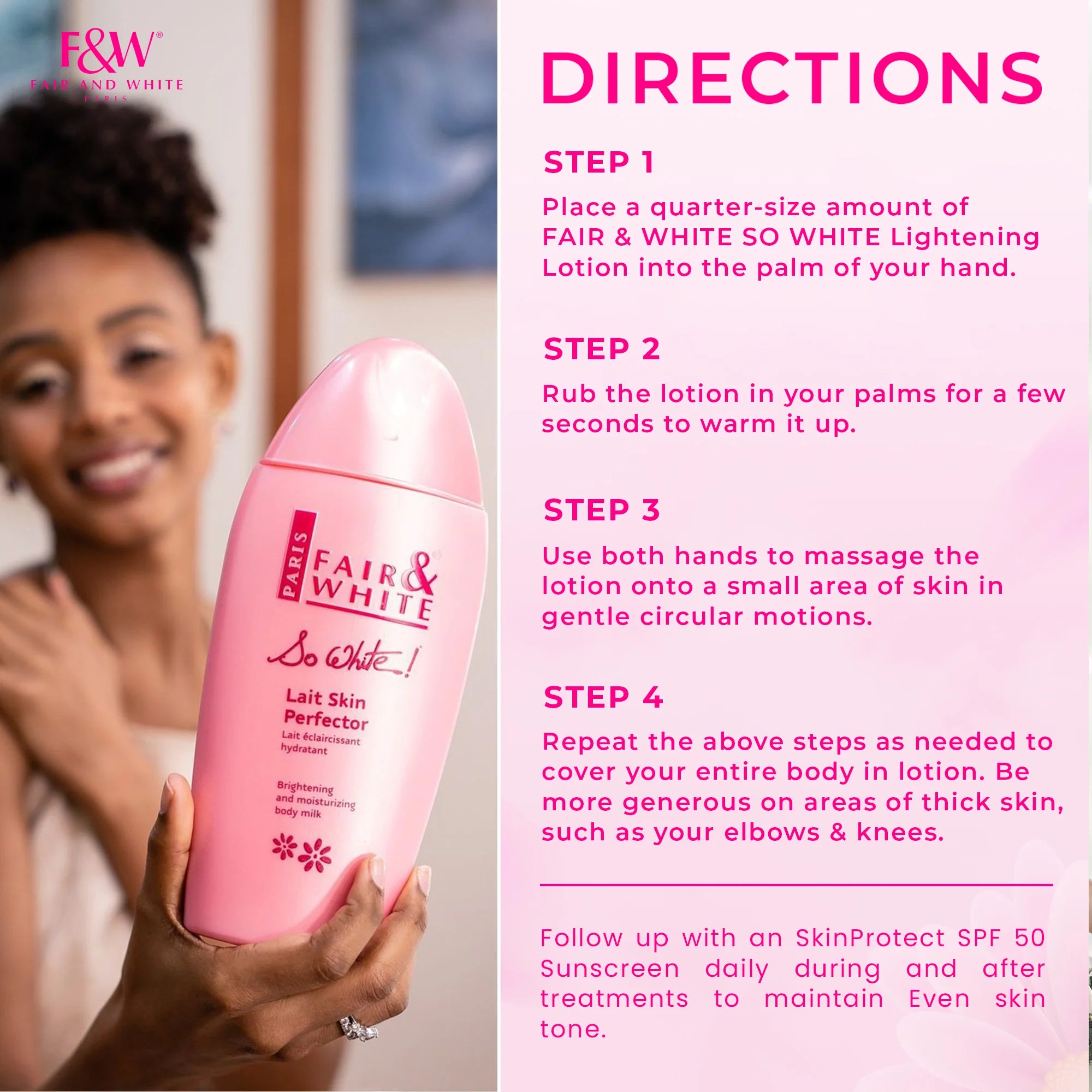 Fair and White So White Lait Skin Perfector Body Milk