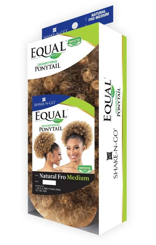 Equal Drawstring ponytail - Natural Fro Medium