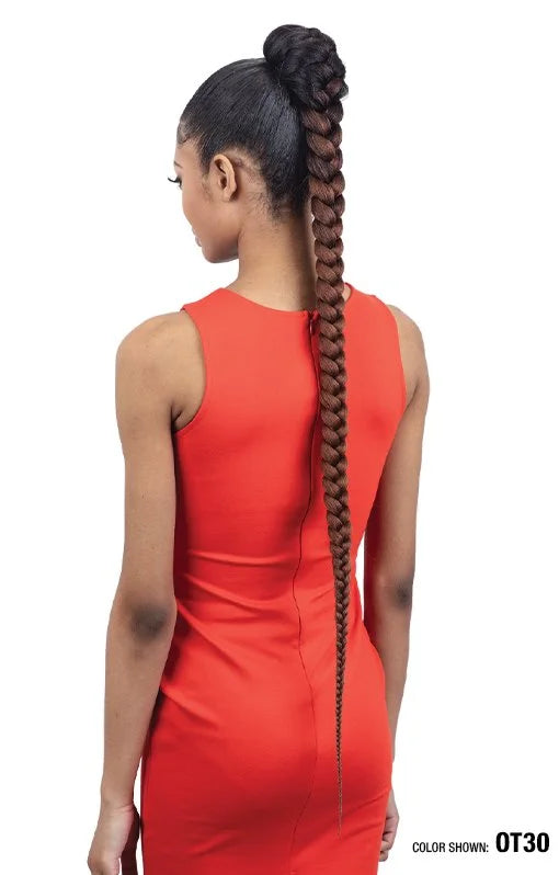 PRE-STRETCHED BRAIDED PONYTAIL 38"