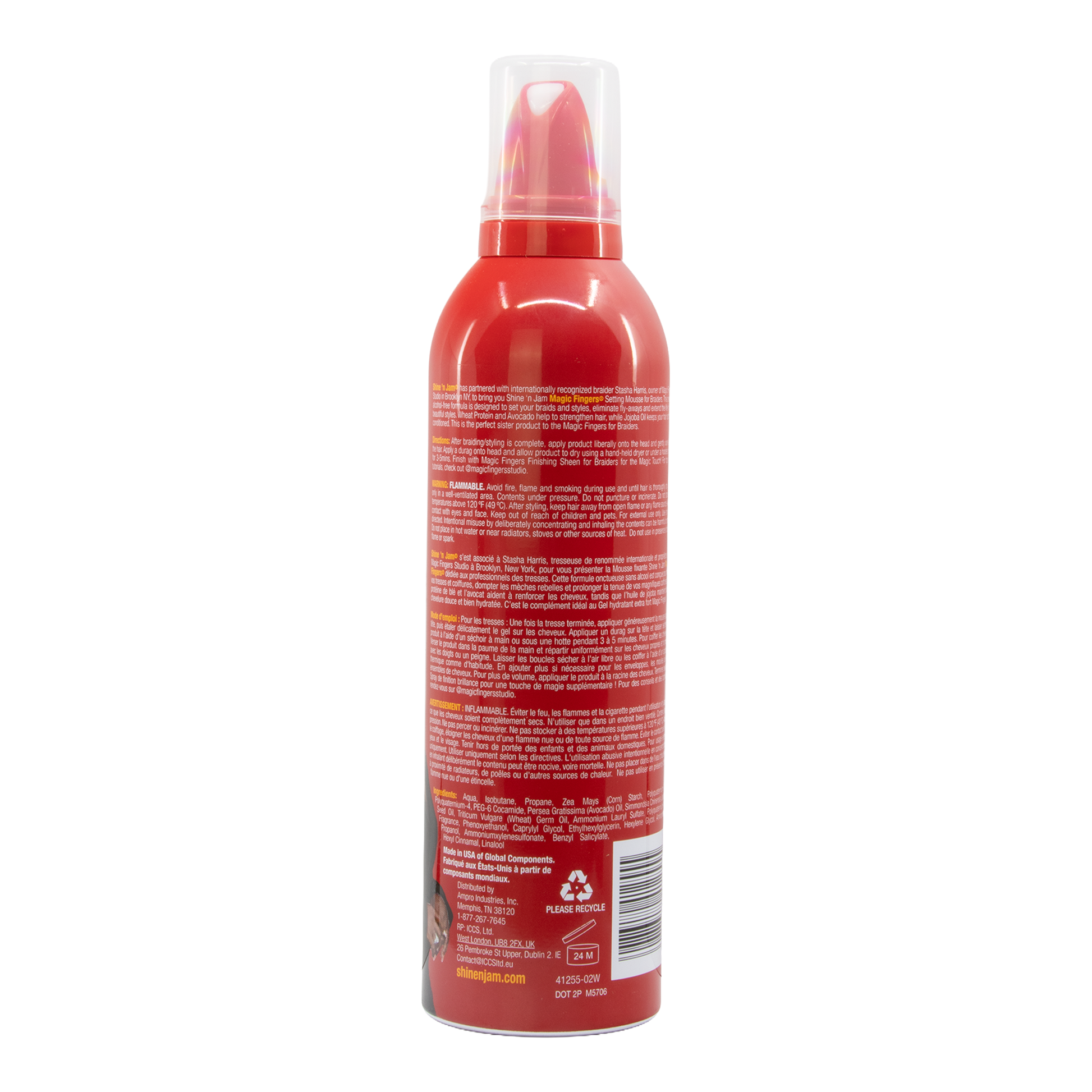 AMPRO Shine 'N Jam Magic Fingers Setting Mousse (11.9oz)