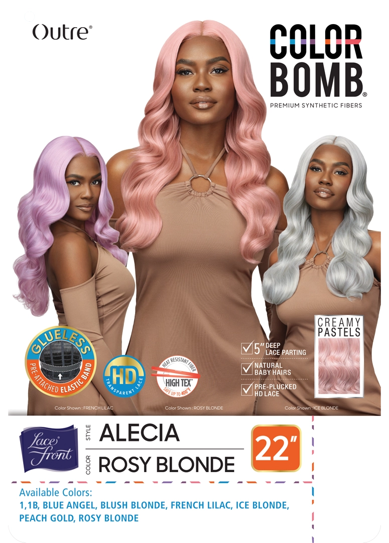 OUTRE COLOR BOMB LACE FRONT WIG ALECIA 22"