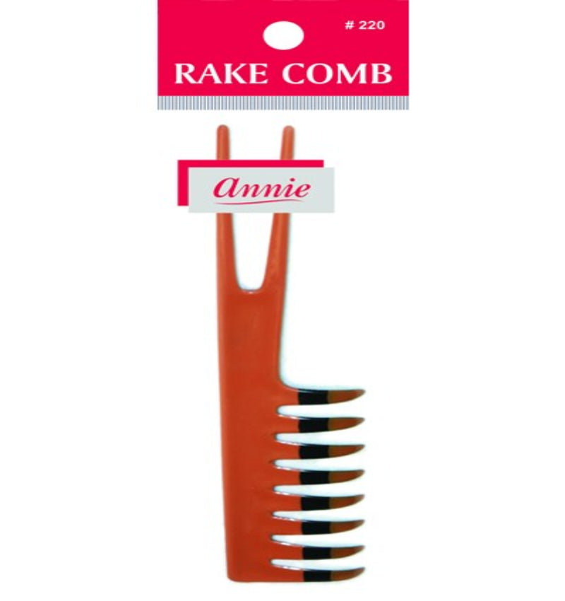 Rake comb with 'Annie' branding on a white background