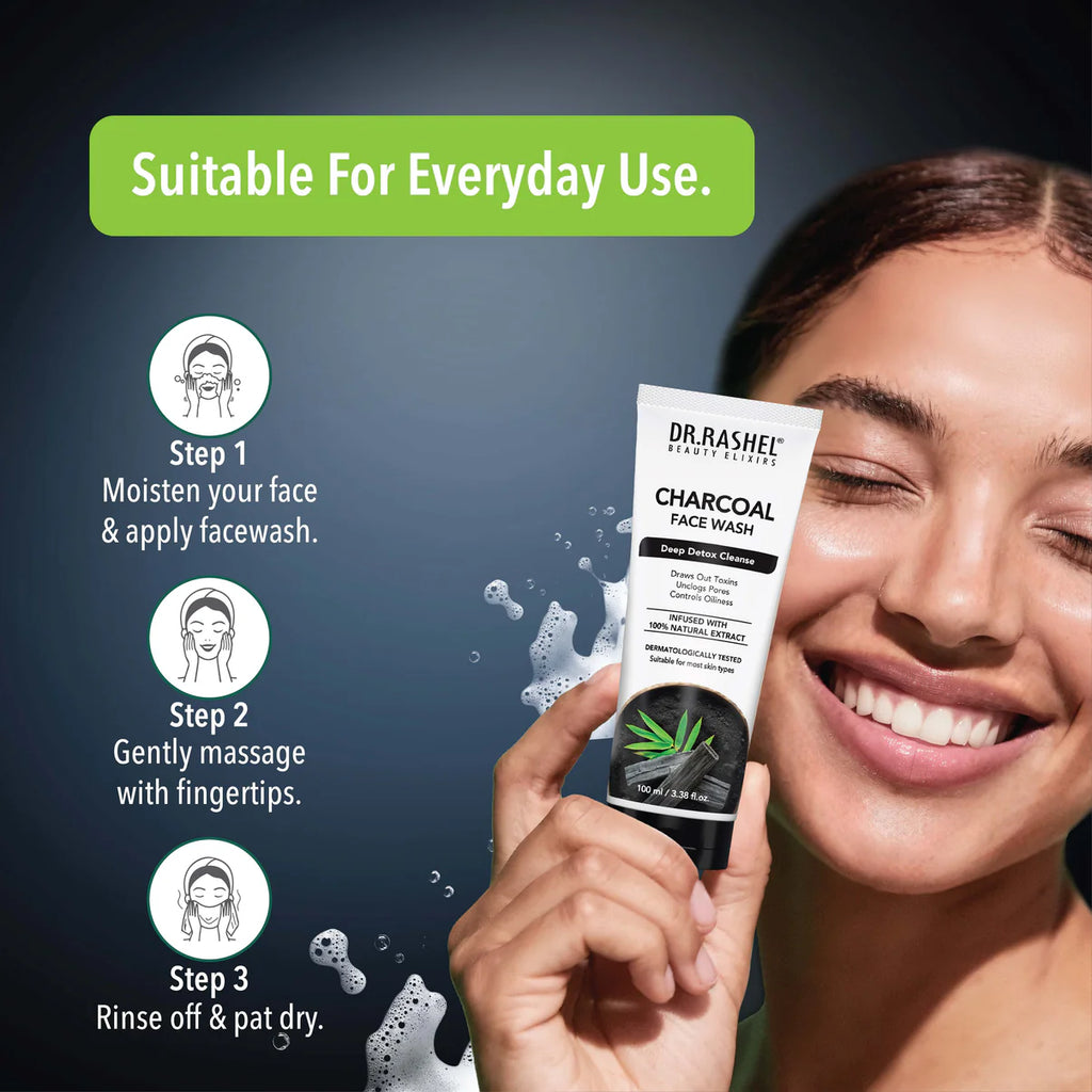 Dr Rashel Charcoal Face Wash