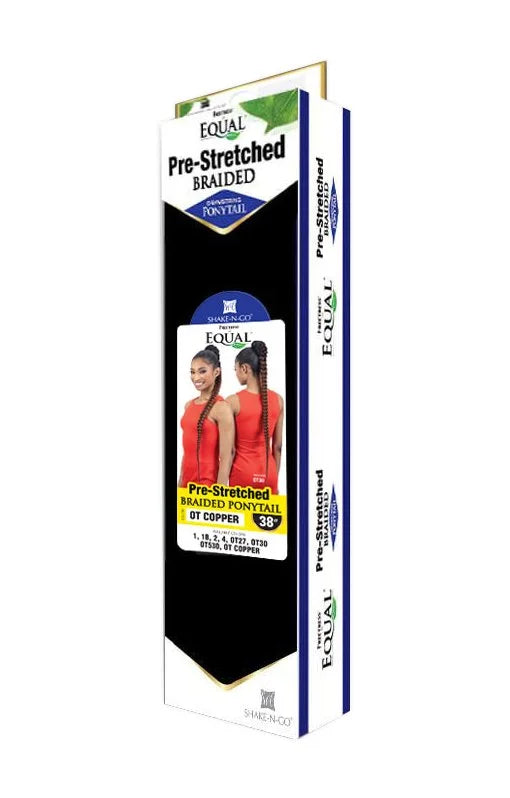 PRE-STRETCHED BRAIDED PONYTAIL 38"