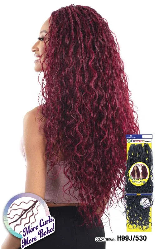 3x Bora Bora Boho Locs 22"