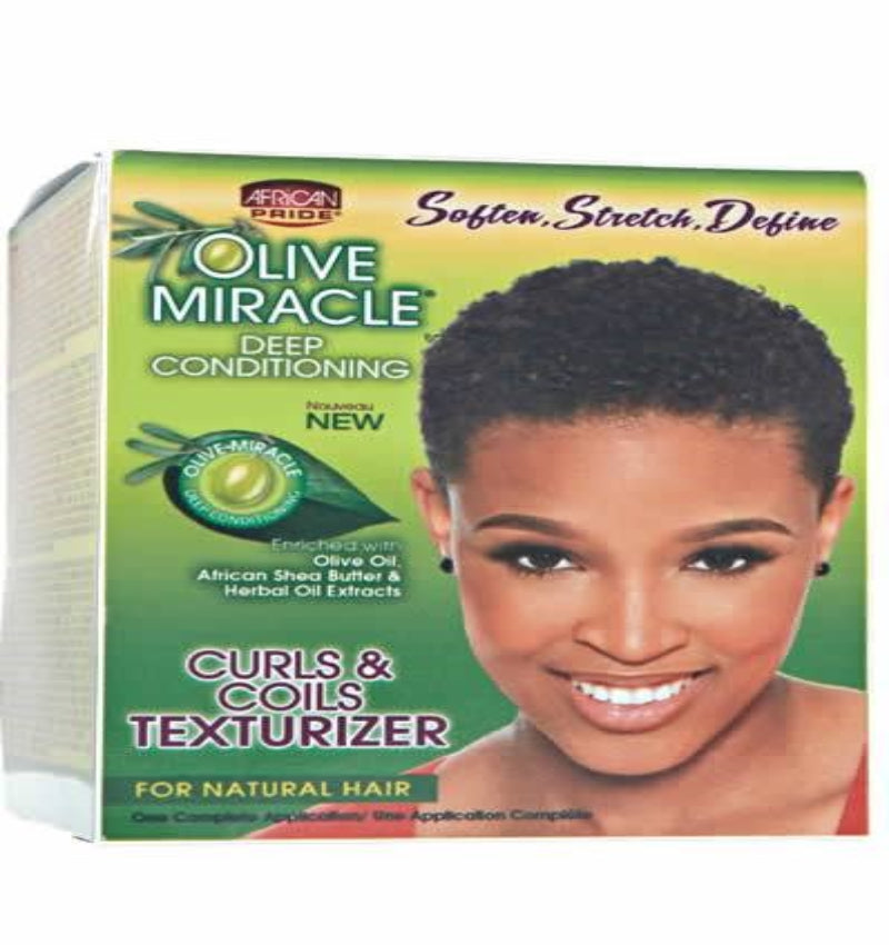 AFRICAN PRIDE Olive Miracle Texturizer kit