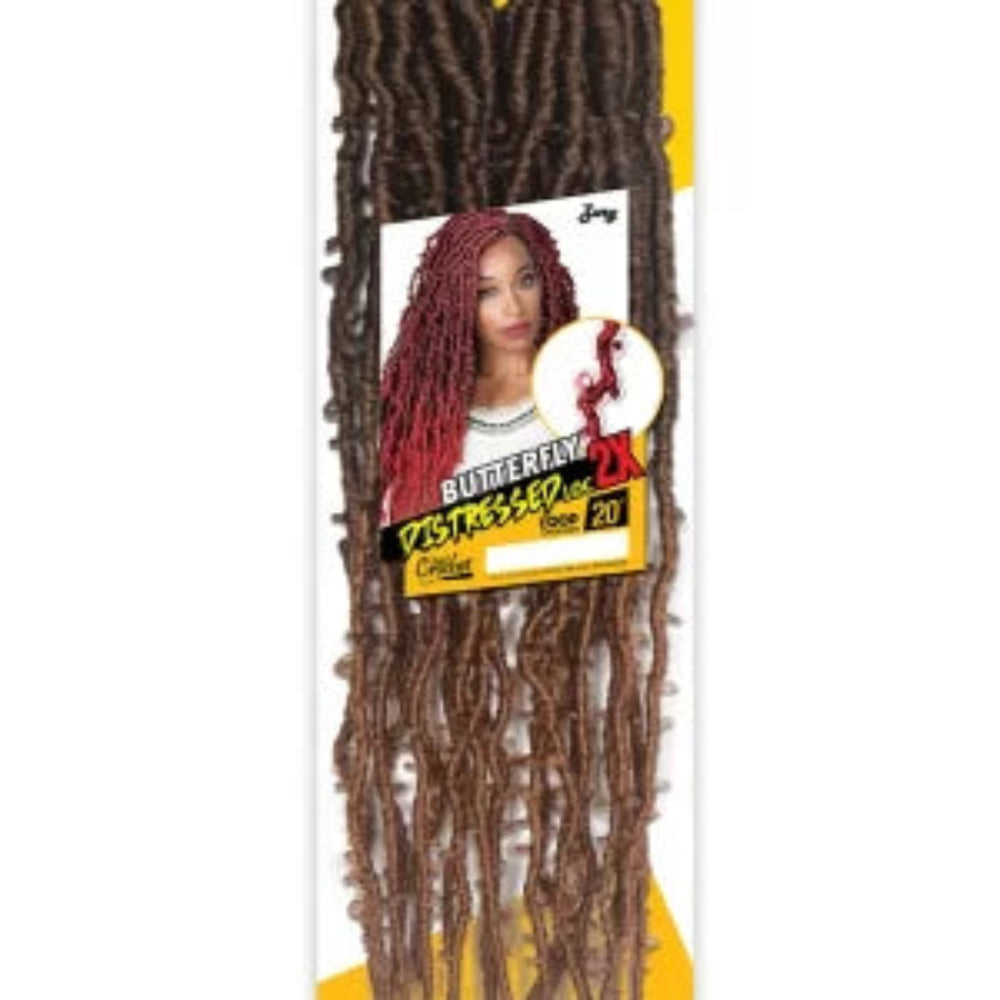 Zury BUTTERFLY DISTRESSED LOC 2X 20″