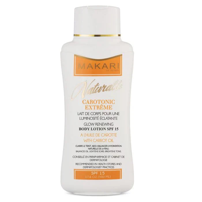 Makari Naturalle Carotonic Extreme Glow Renewing Body Lotion SPF 15 17.6 OZ