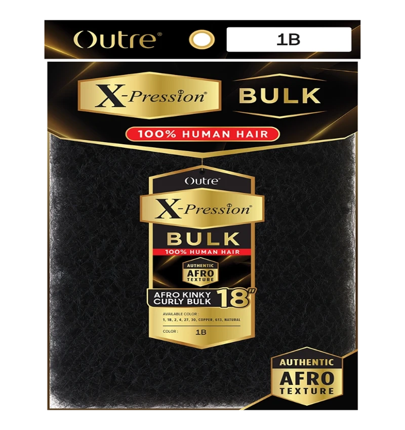 HUMAN BULK - AFRO KINKY CURLY BULK