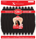 OUTRE X-PRESSION TWISTED UP CROCHET BRAID – 10X SPRINGY AFRO TWIST 20″