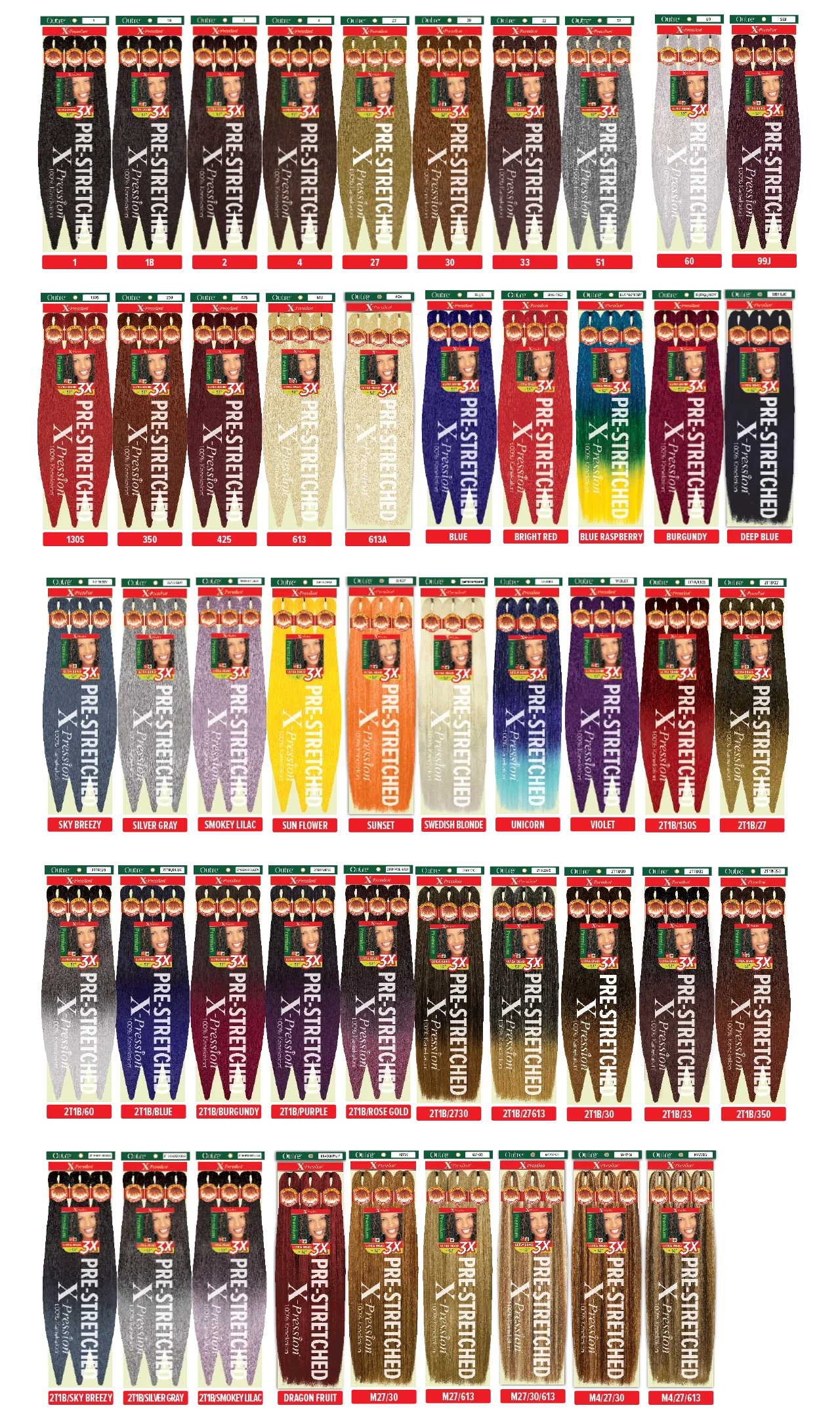 X-Pression Pre-Stretched Braid