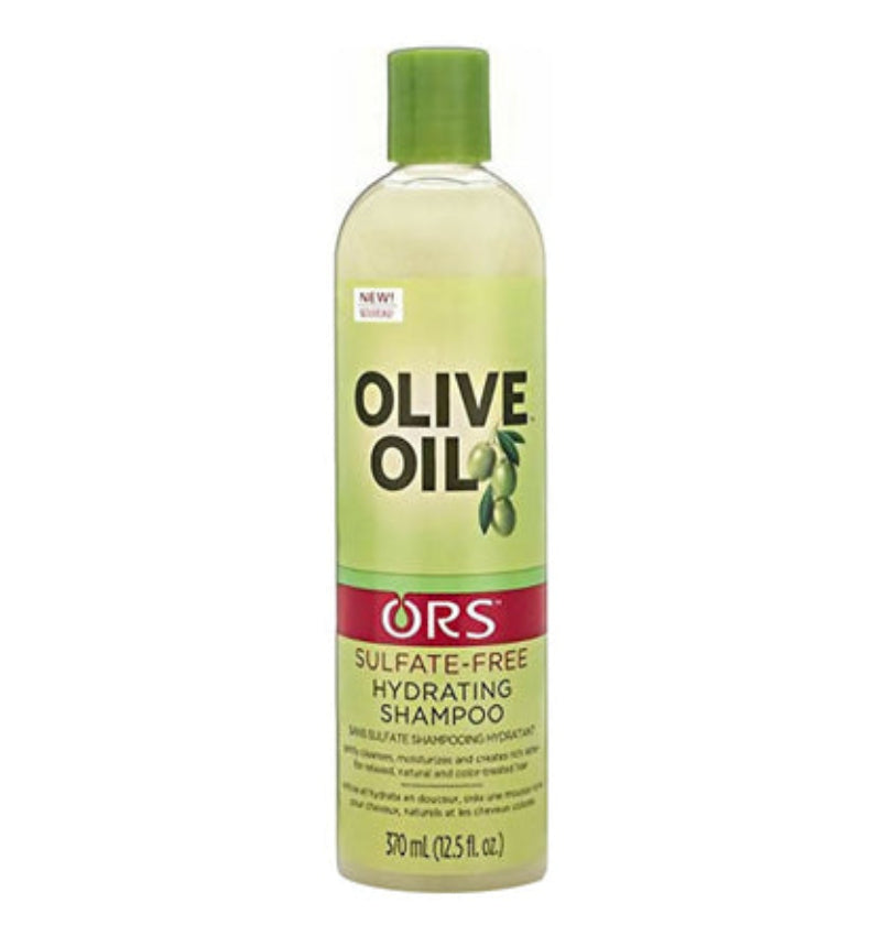 ORS Olive Oil Sulfate Free Hydrating Shampoo (12.5oz)The hydrating and rich lathering formula cleanses without stripping the hair. Prolongs vibrancy of hair color. Great for hair treated with amino acid and keratin treatments.