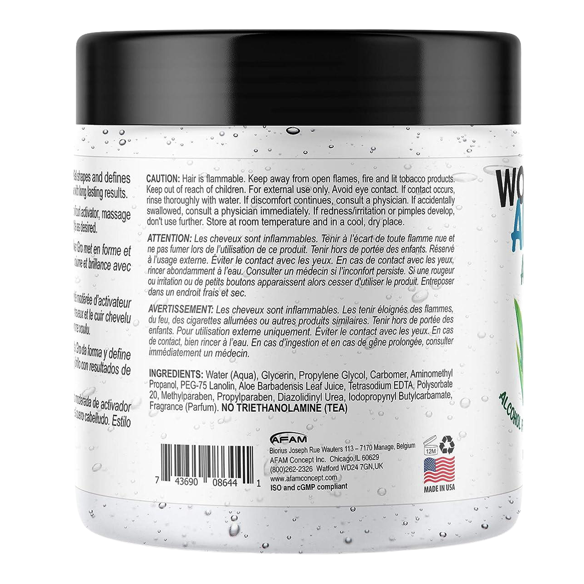 WONDER GRO Aloe Vera Activator Gel for Curls (20oz)