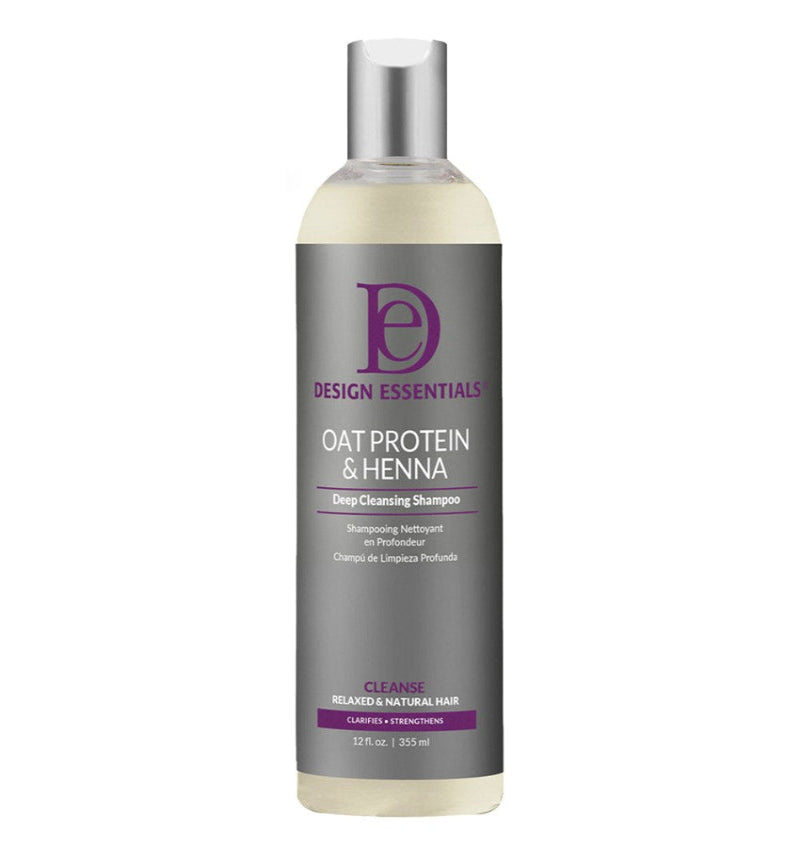 DESIGN ESSENTIALS Oat Protein & Henna Deep Cleansing Shampoo