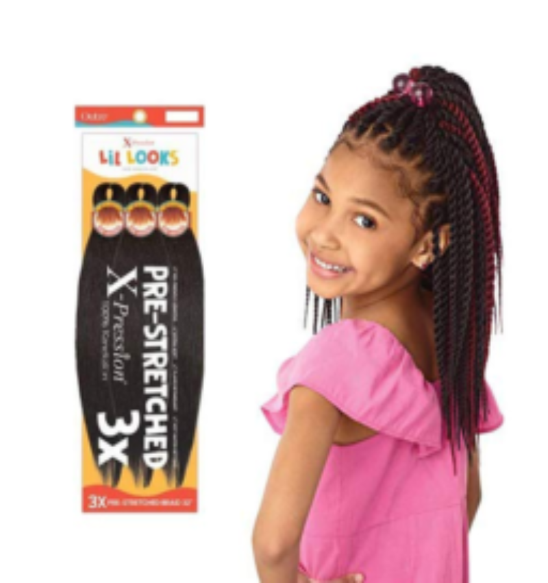 Outre X-PRESSION LIL LOOKS PRE-STRETCHED BRAID 32″ 3X