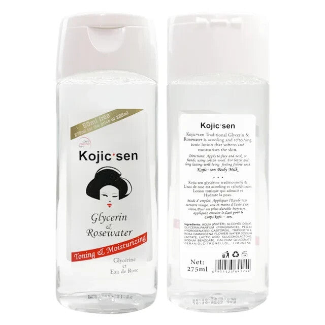 Kojie Sen Skin Lightening Glycerin & Rosewater For Toning & Moisturizing