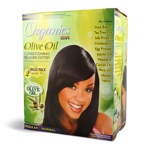 Africa's Best Organics Olive Oil Conditioning Relaxer System 2 Complete Kit