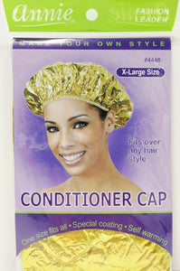 annie Caps_for Women Conditioner Cap Gold [X-Large] - Capribeauty