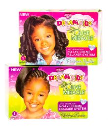 DREAM KIDS OLIVE MIRACLE NO-LYE CREME RELAXER SYSTEM 1-APPLICATION